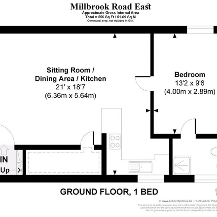 Image 3 - 138 Millbrook Road East, Southampton, SO15 1JQ, United Kingdom - Apartment for rent