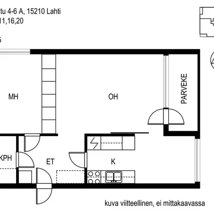 Image 5 - Niemenkallion jalopuumetsä, Aniankatu, 15140 Lahti, Finland - Apartment for rent