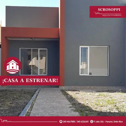 Buy this studio house on Pasaje Garay in Departamento Diamante, Libertador San Martín