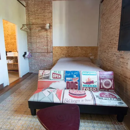 Rent this studio apartment on Royal Square in Passatge de Bacardí, 08001 Barcelona