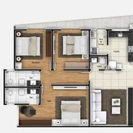 Buy this 3 bed apartment on Centro in Colégio Sepam, Rua General Carneiro 1171