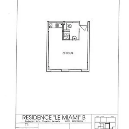 Rent this 1 bed apartment on Service pénitentiaire d'insertion et de probation des Pyrénées-Orientales in Avenue Jean Giraudoux, 66000 Perpignan