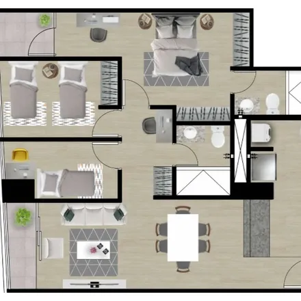 Buy this 3 bed apartment on Jirón Cayalti in Monterrico, Lima Metropolitan Area 15023