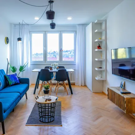 Rent this 2 bed apartment on Kamerunská 601/4 in 160 00 Prague, Czechia