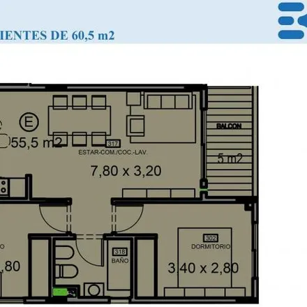Buy this 2 bed apartment on Río de Janeiro 515 in Almagro, C1405 DCA Buenos Aires