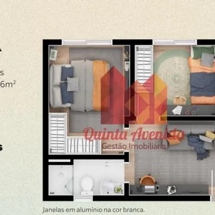 Buy this 2 bed apartment on Rua Rui Barbosa in Vargem Grande, Pinhais - PR