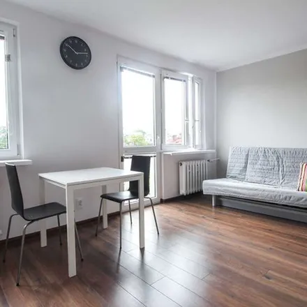 Rent this 1 bed apartment on Józefa Brodowicza 5 in 31-518 Krakow, Poland