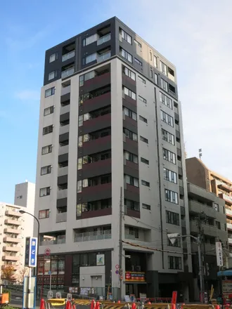 Rent this 1 bed apartment on Kiyosumi-dori in Kachidoki 6-chome, Chuo