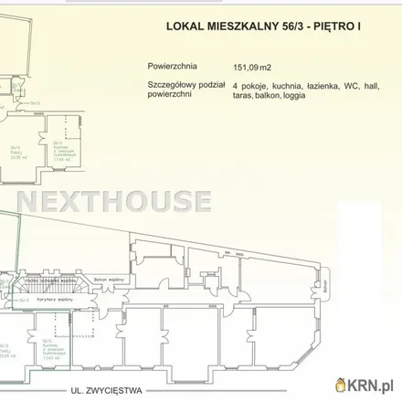 Buy this 4 bed apartment on Prymasa Stefana Wyszyńskiego in 44-100 Gliwice, Poland