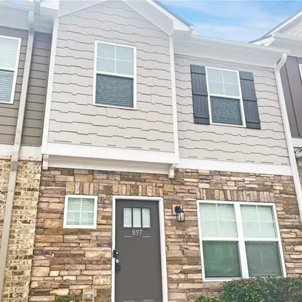 Rent this 2 bed townhouse on Ambient Way in Atlanta, GA 10331