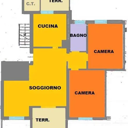 Rent this 4 bed apartment on Bloo Bar in Borgo Treviso 164, 31033 Castelfranco Veneto TV