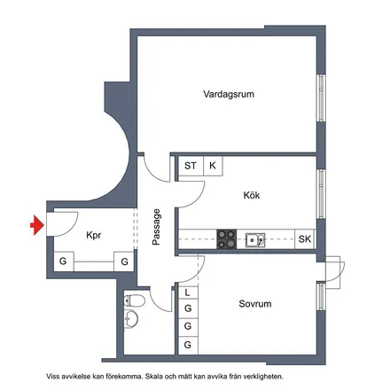 Rent this 2 bed apartment on Vågsnäsvägen in 892 50 Örnsköldsvik, Sweden