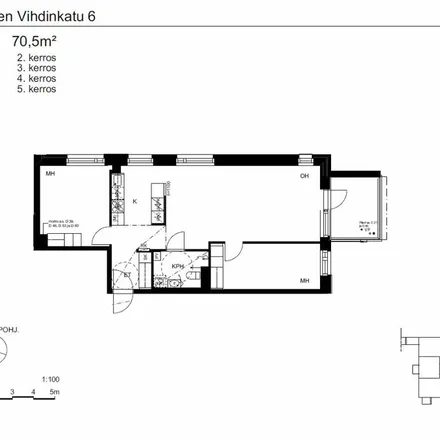 Image 2 - Vihdinkatu 6 C, 15100 Lahti, Finland - Apartment for rent