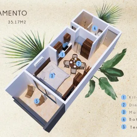 Buy this studio apartment on unnamed road in Tulum, ROO