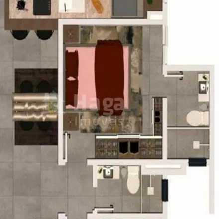 Buy this 1 bed apartment on Rua São Pedro in São Pedro, Brusque - SC