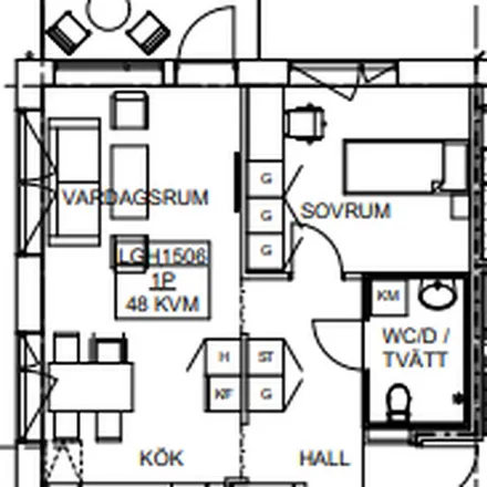 Image 2 - Bangårdsgatan 60, 831 45 Östersund, Sweden - Apartment for rent