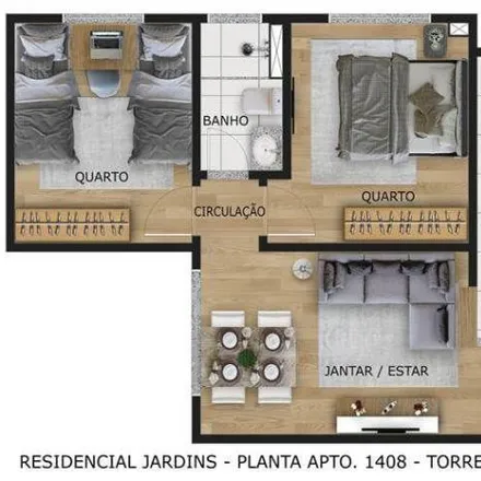 Buy this 2 bed apartment on Avenida Professor Pedro Clarismundo Fornari in Engordadouro, Jundiaí - SP