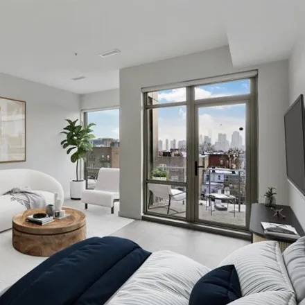 Rent this studio apartment on 83 Jordan Avenue in Bergen Square, Jersey City