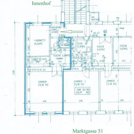 Rent this 2 bed apartment on Marktgasse 51 in 1090 Vienna, Austria