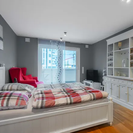 Rent this 1 bed apartment on Konrad-Zuse-Straße 42 in 60438 Frankfurt, Germany