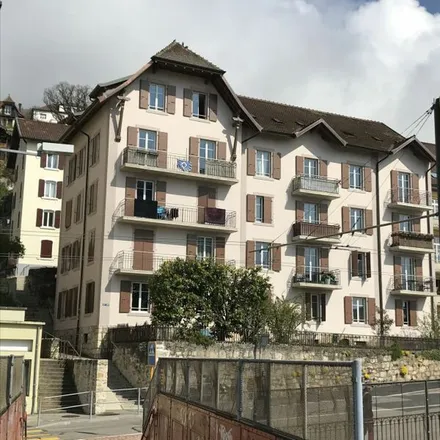 Rent this 3 bed apartment on Faubourg de la Gare 17 in 2000 Neuchâtel, Switzerland