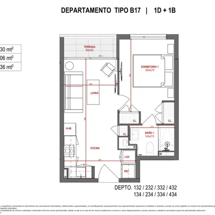 Buy this 1 bed apartment on Riquelme / Compañía in Compañía de Jesús, 834 0309 Santiago