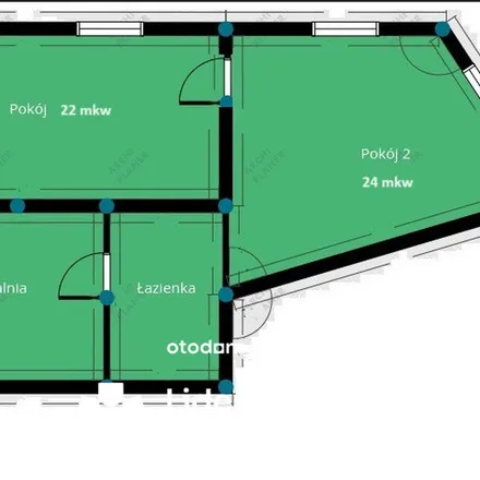 Rent this 2 bed apartment on Prymasa Stefana Wyszyńskiego 19 in 20-102 Lublin, Poland
