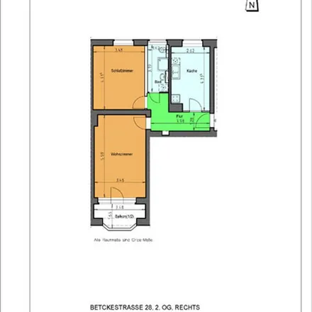 Rent this 2 bed apartment on Adam Betcke in Betckestraße, 13595 Berlin