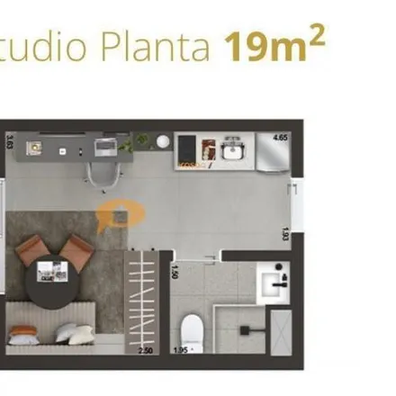 Buy this studio apartment on Rua Doutor Elísio de Castro 222 in Vila Dom Pedro I, Região Geográfica Intermediária de São Paulo - SP