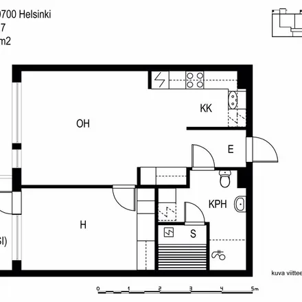 Rent this 2 bed apartment on Tilketori 2A in 00700 Helsinki, Finland