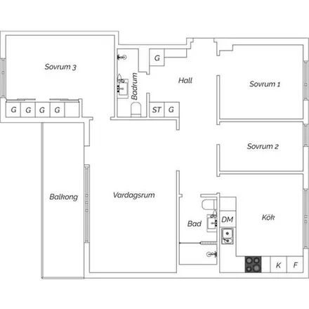 Image 5 - Friggagatan 9B, 411 01 Gothenburg, Sweden - Apartment for rent