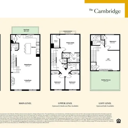Image 2 - 1101 Fortune Unit The Cambridge Ter Lot 32, Potomac, Maryland, 20854 - House for sale