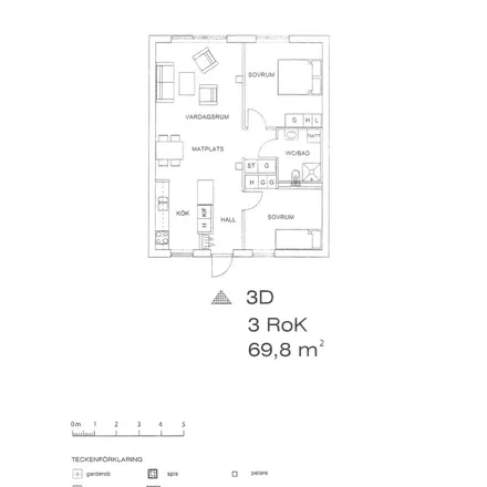 Rent this 3 bed apartment on Skomakarebyn 5b in 218 36 Bunkeflostrand, Sweden