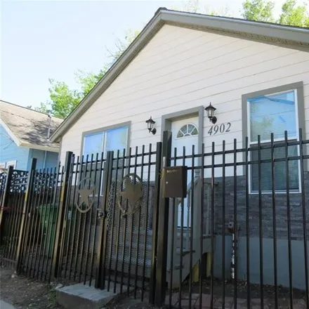 Rent this 2 bed house on 4902 Canal Street in Magnolia Park, Houston