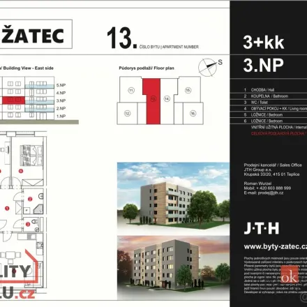 Image 5 - Mírové náměstí, 440 23 Louny, Czechia - Apartment for rent