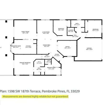 Image 5 - 1598 Southwest 187th Terrace, Pembroke Pines, FL 33029, USA - House for sale