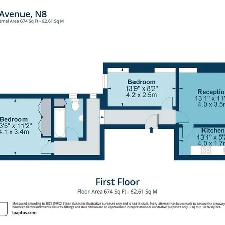 Rent this 2 bed apartment on Hillfield Avenue in London, N8 7DH