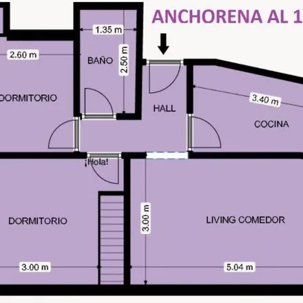 Buy this 2 bed apartment on Tomás Manuel de Anchorena 1417 in Recoleta, C1425 BGP Buenos Aires