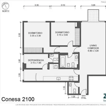 Rent this 2 bed apartment on Conesa 2177 in Belgrano, C1428 DSC Buenos Aires