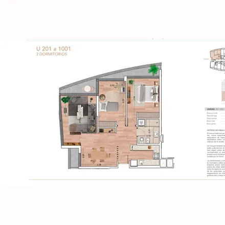 Buy this 2 bed apartment on César Vallejo 2220 in 15000 Ciudad de la Costa, Uruguay