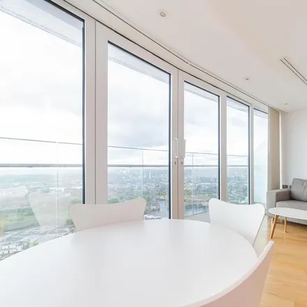 Rent this studio apartment on Baltimore Tower in 25 Crossharbour Plaza, Millwall