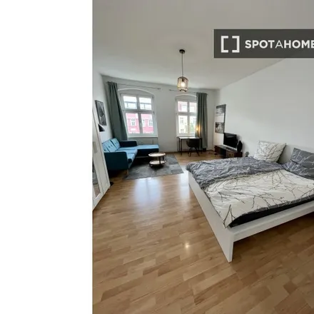 Rent this studio apartment on Rigaer Straße 22C in 10247 Berlin, Germany