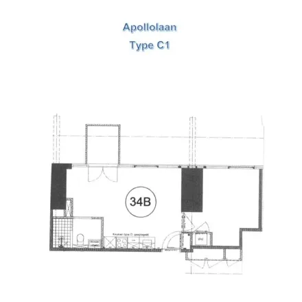 Rent this 1 bed apartment on Apollolaan 154 in 6411 BE Heerlen, Netherlands