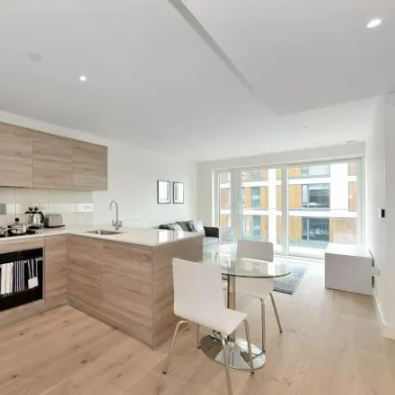 Rent this 1 bed apartment on Biring House in Duke of Wellington Avenue, London