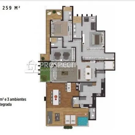Buy this 3 bed apartment on Rua Irene Dorazzi Ficher in Vila do Golf, Ribeirão Preto - SP