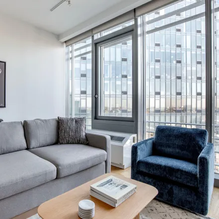 Rent this 1 bed apartment on Clinton Towers Apartments in West 54th Street, New York