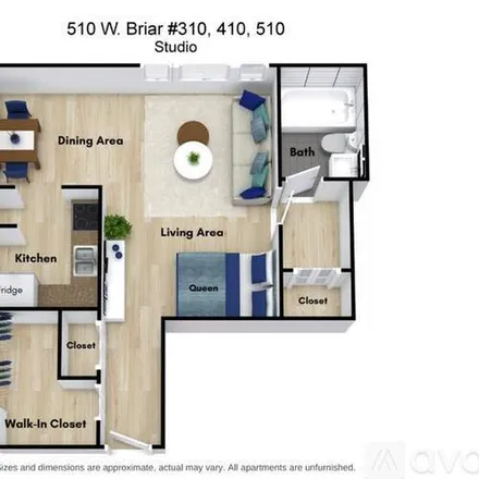 Rent this studio apartment on 510 W Briar Pl