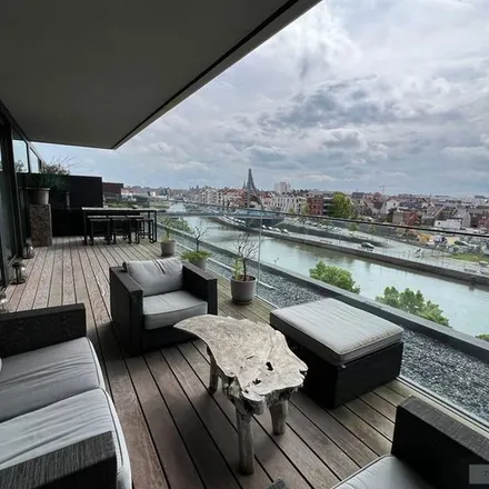 Rent this 1 bed apartment on Vlaskaai in 8500 Kortrijk, Belgium