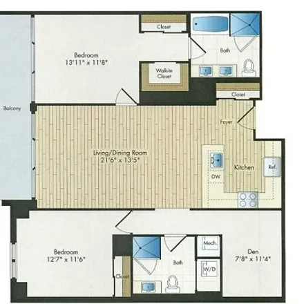 Buy this 2 bed condo on The Residences at Liberty Center in 888 North Quincy Street, Arlington
