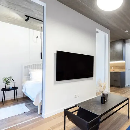 Rent this 1 bed apartment on Šeimyniškių g. 19A in 09236 Vilnius, Lithuania